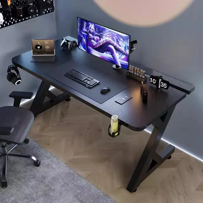 Desk Setup No Computer - Q Desain Meja Komputer Minimalis Hitam,