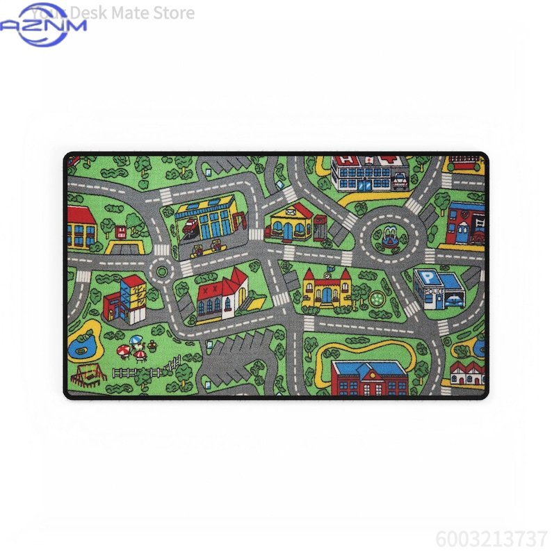 Desk Setup In Office - Magic on The Streets Playmat Mouse
