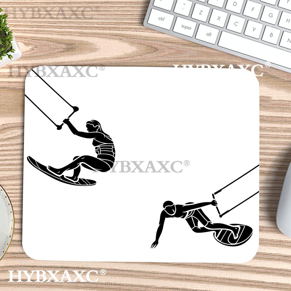 Desk Setup For Work - HYBXAXC Kitesurf Line Art Mouse Pad
