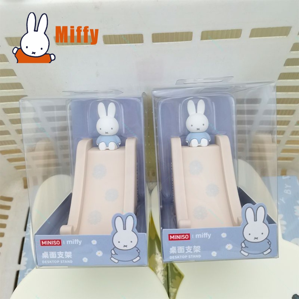 Desk Setup Cute - Kawaii Miffy Slide Phone Stand Tempat