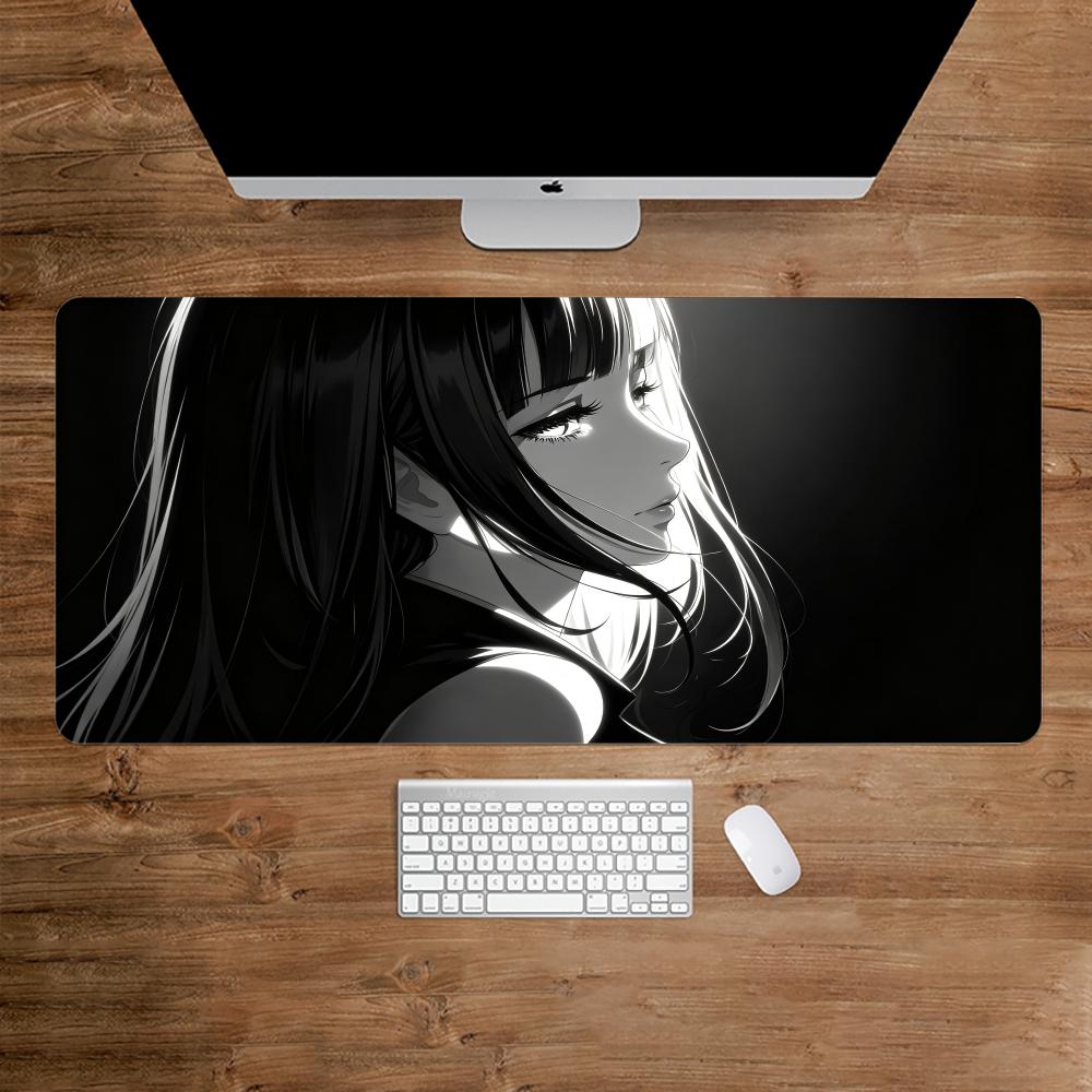 Desk Setup For Work - Alas Mouse Gadis Anime Gelap Aksesori