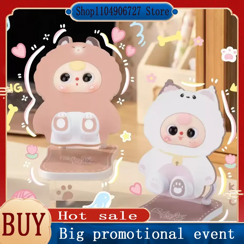 Desk Setup Cute - Penyangga Ponsel Lipat Tiga Bentuk Hewan