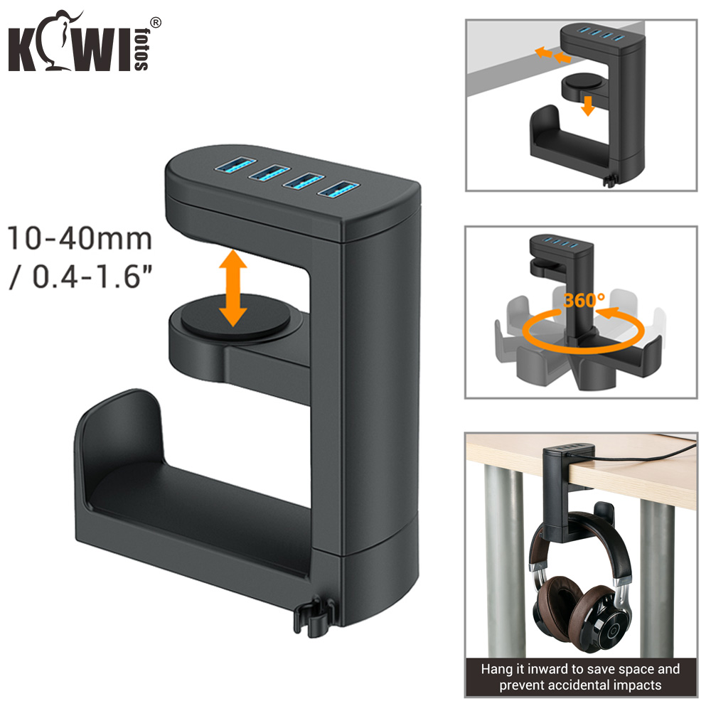 Desk Setup Gaming - KWIFOTOS PC Gaming Headphone Stand dengan