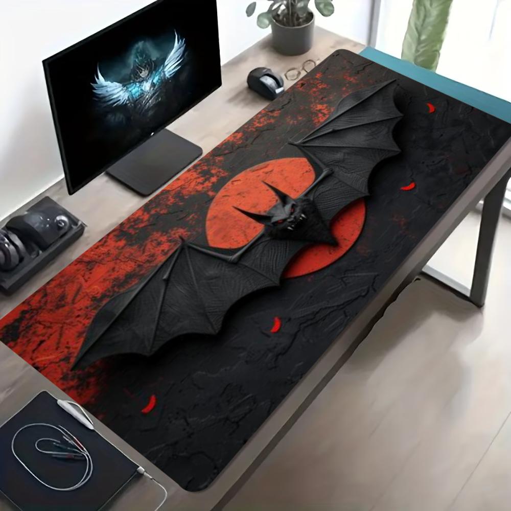 Alas Mouse Gaming Besar Motif  - Desk Setup Red ulasan dan harga