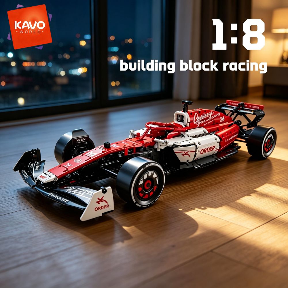 KAVOWORLD Formula Red And Whit - Desk Setup Red ulasan dan harga