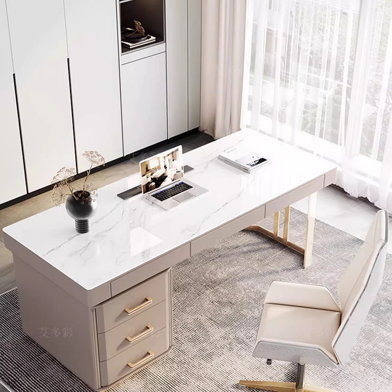 Meja Kantor Laci Minimalis Mew - Desk Setup No Computer ulasan dan harga
