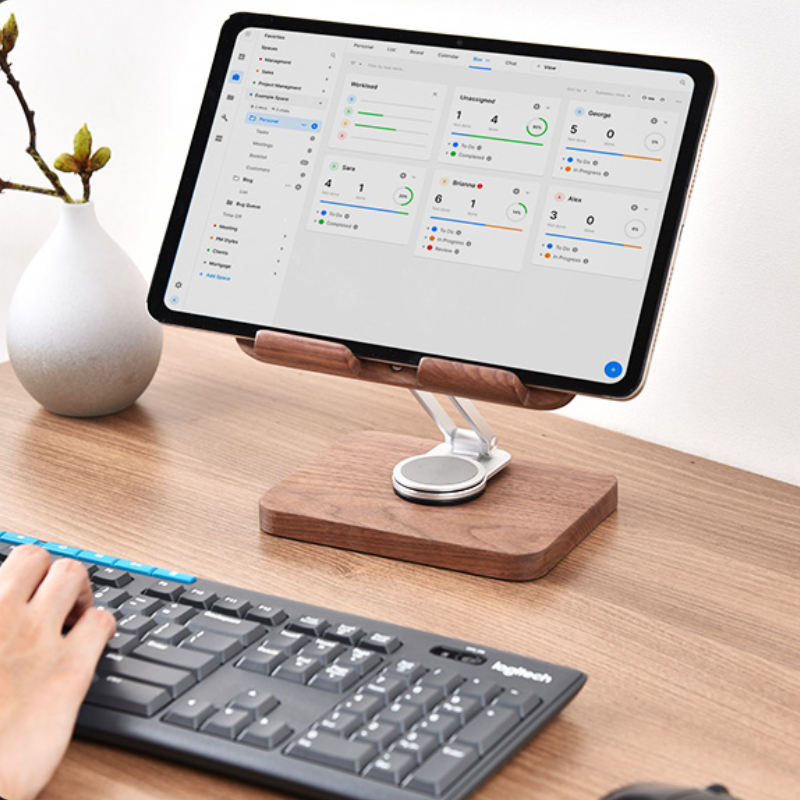 Dudukan iPad Black Walnut deng - Desk Setup With Ipad ulasan dan harga