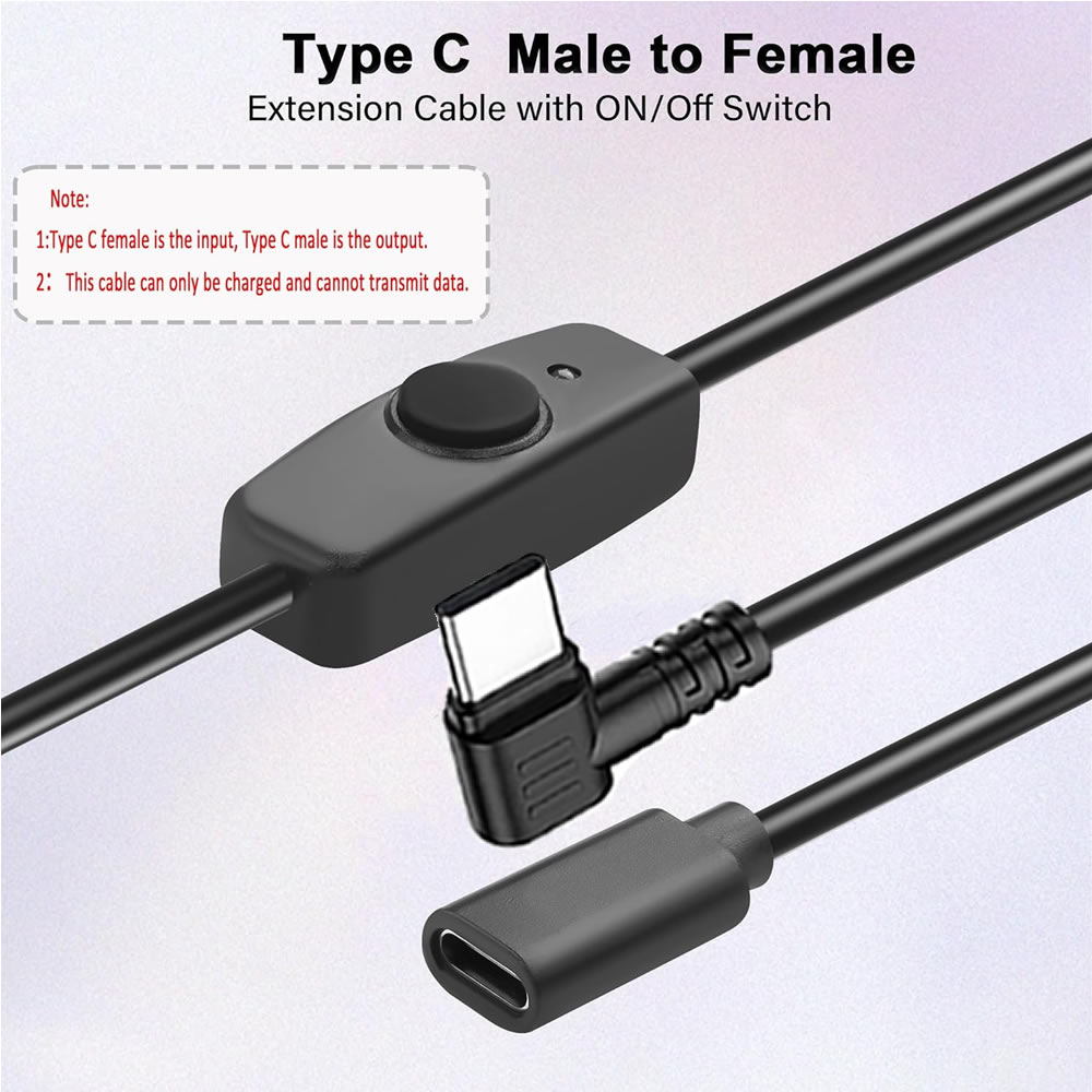 Kabel Ekstensi USB C Pendek de - Desk Setup Led Strip ulasan dan harga
