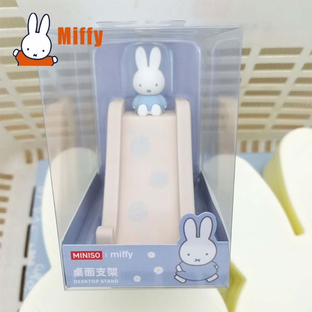 Kawaii Miffy Slide Phone Stand - Desk Setup Cute ulasan dan harga