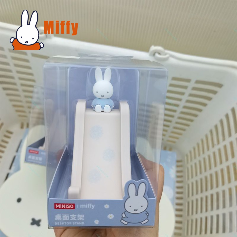 Kawaii Miffy Slide Phone Stand - Desk Setup Cute ulasan dan harga
