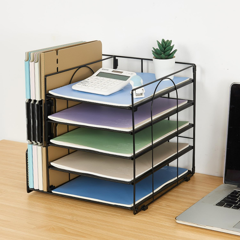 Rak File Kertas 5 Lapis Kotak  - Desk Setup Design ulasan dan harga