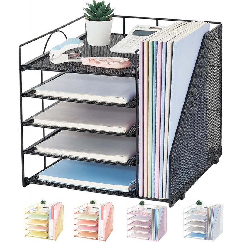 Rak File Kertas 5 Lapis Kotak  - Desk Setup Design ulasan dan harga