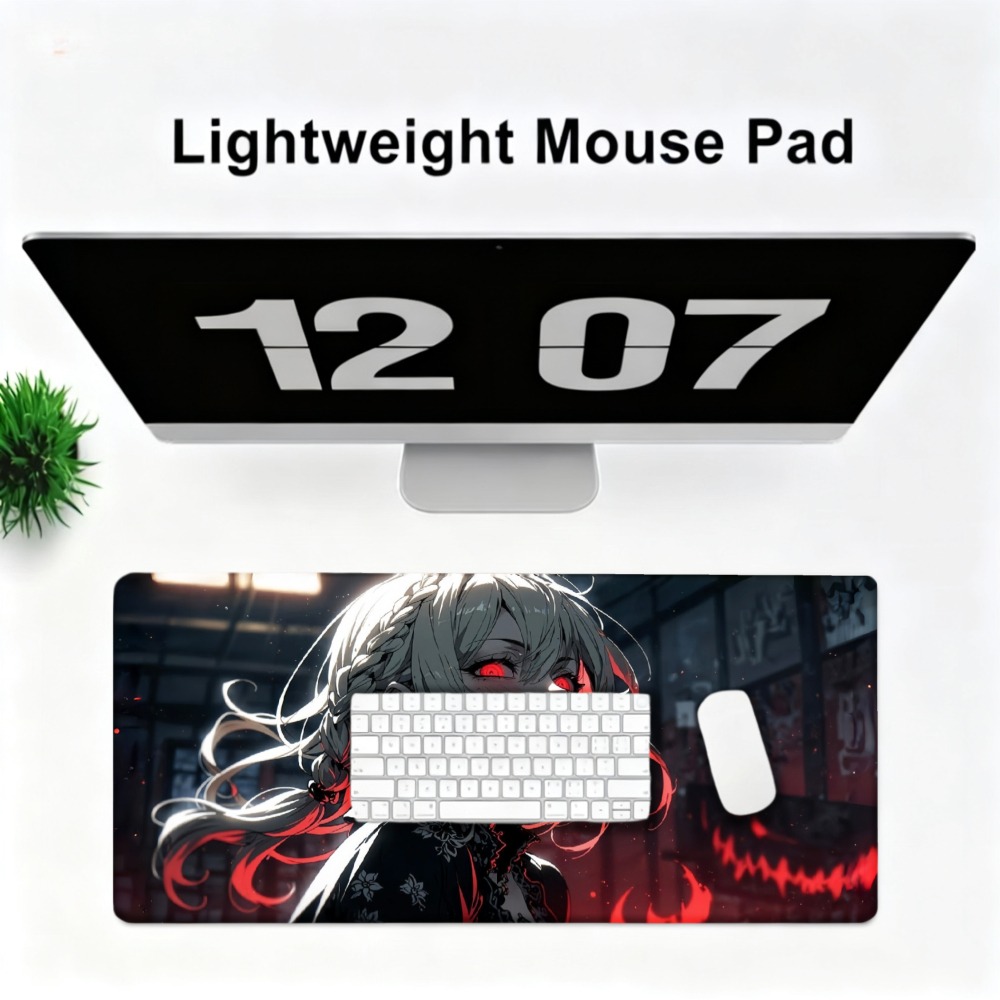 Seorang gadis anime dengan api - Desk Setup Red ulasan dan harga