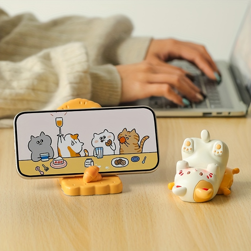 Penyangga Ponsel Resin Bentuk  - Desk Setup Cute ulasan dan harga