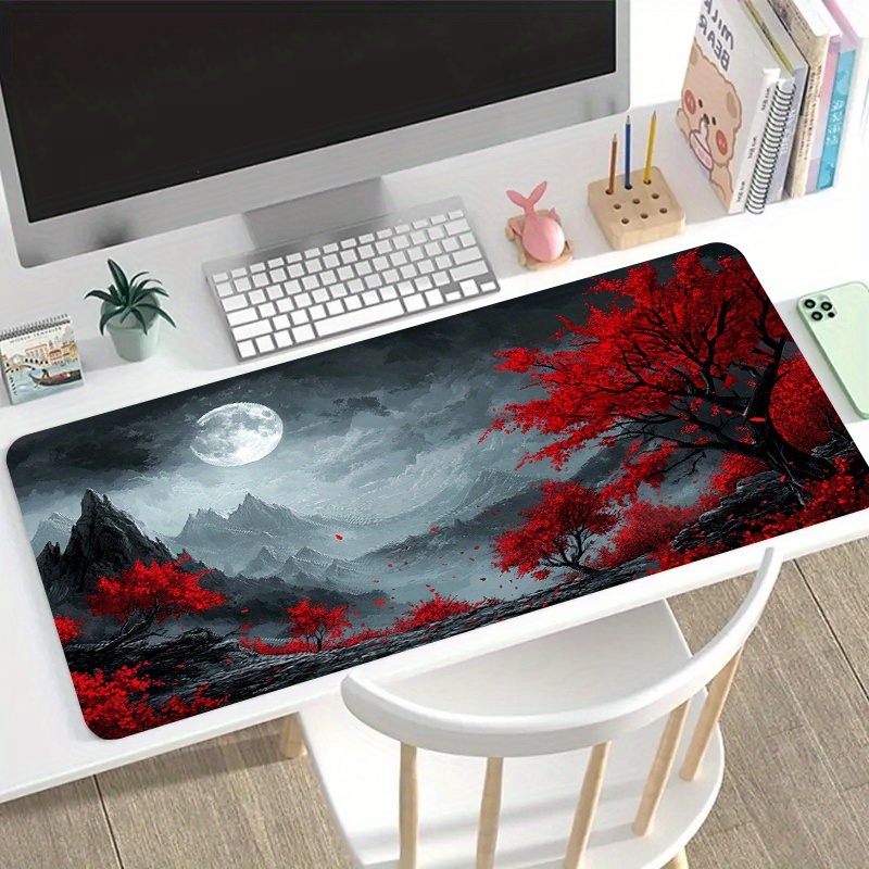Alas Mouse Gaming Besar Red Tr - Desk Setup Red ulasan dan harga
