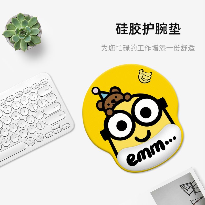 Alas Mouse Silikon Motif Minio - Desk Setup Cute ulasan dan harga