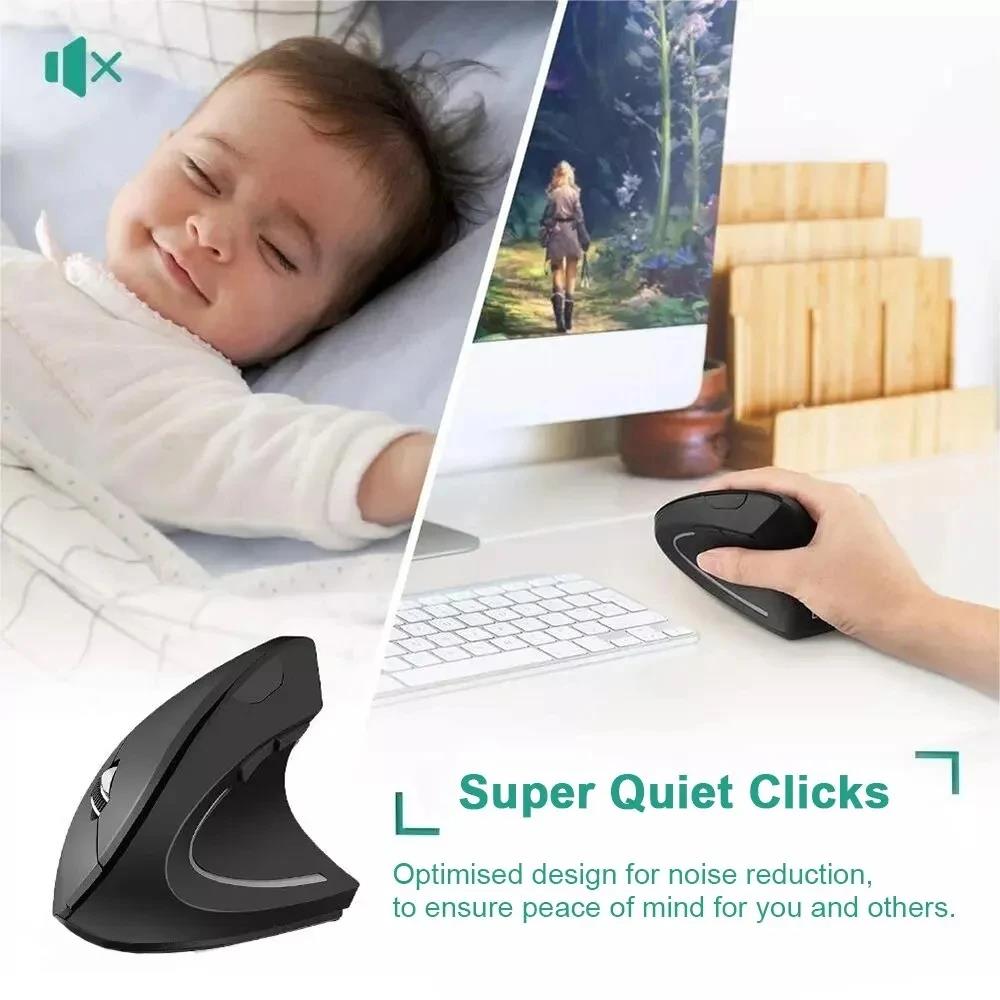 Mouse Nirkabel Ergonomis 1600  - Desk Setup For Work ulasan dan harga