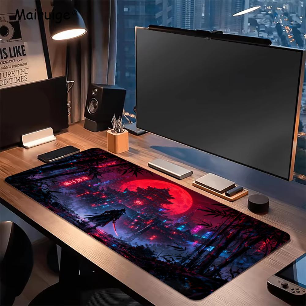 Alas Mouse Samurai Red Moon Ak - Desk Setup Red ulasan dan harga