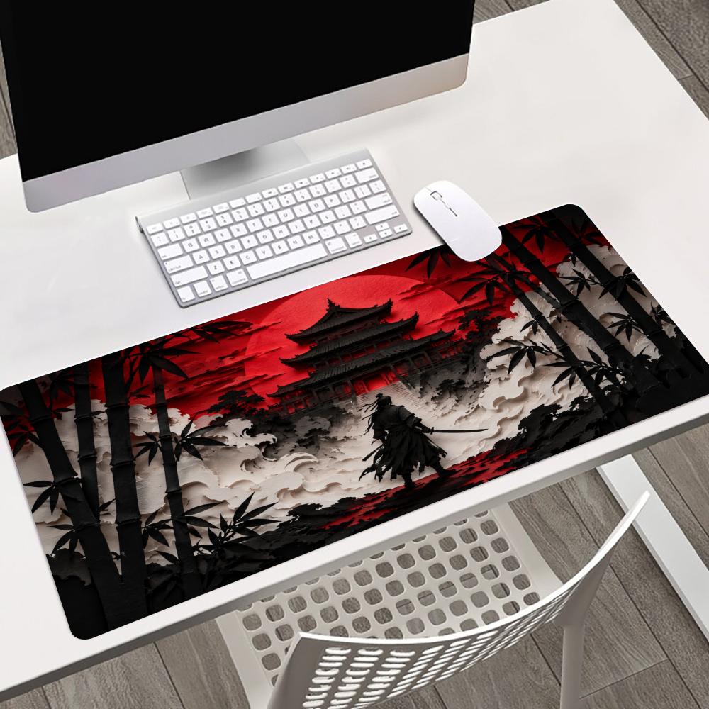 Alas Mouse Samurai Red Moon Ak - Desk Setup Red ulasan dan harga