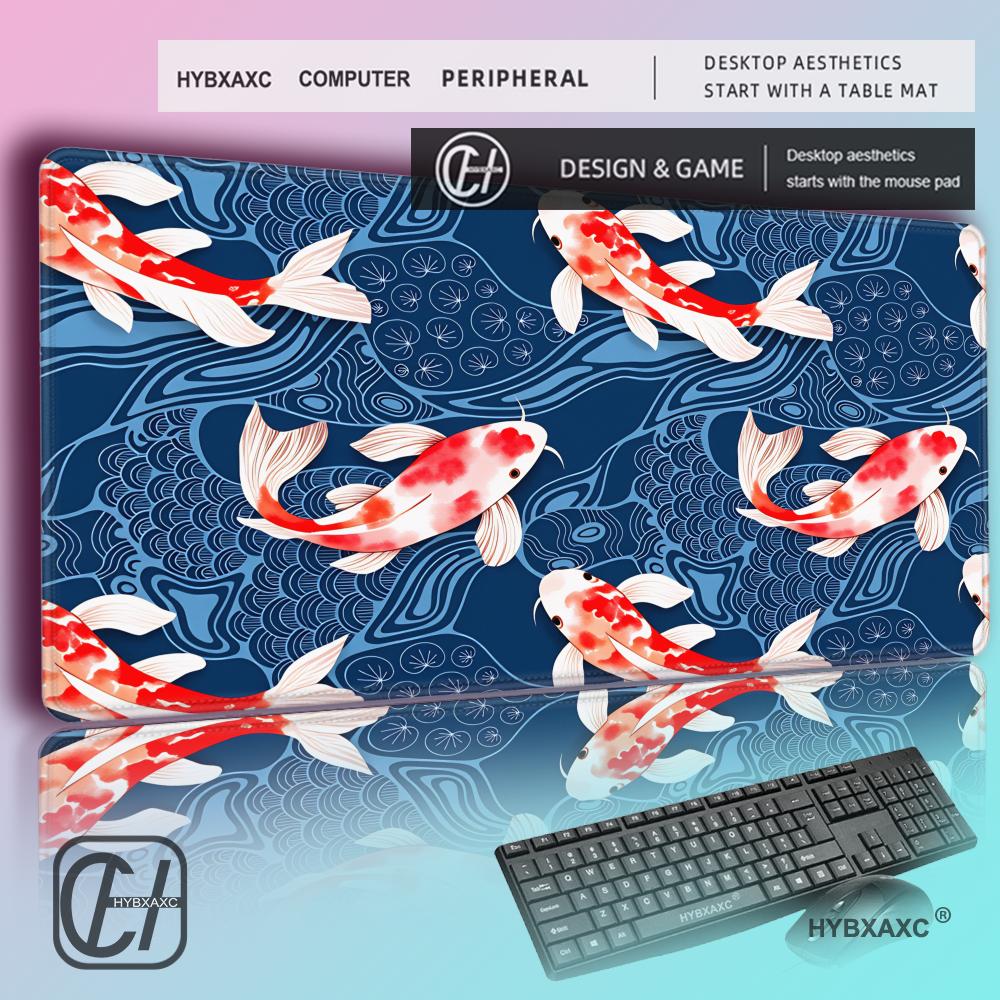 HYBXAXC Alas Meja Ikan Koi Jep - Desk Setup Red ulasan dan harga