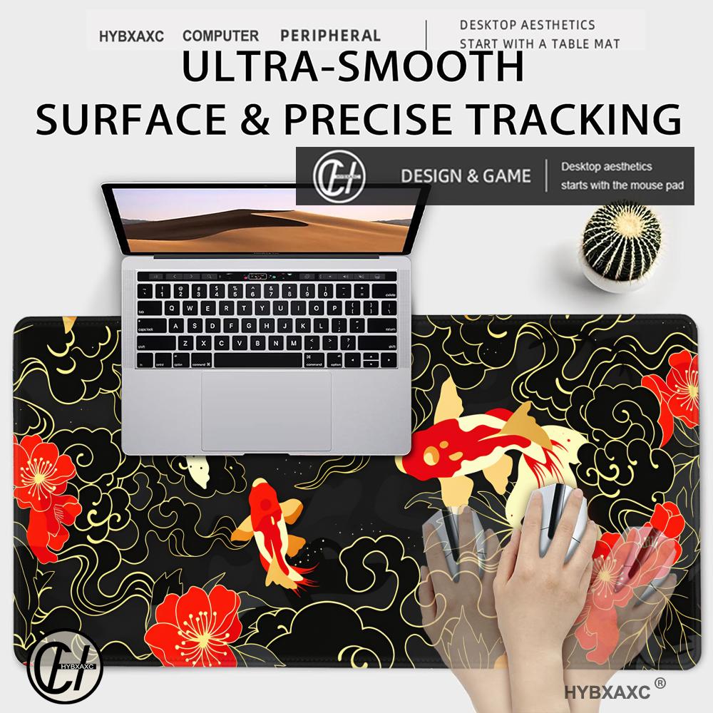 HYBXAXC Alas Meja Ikan Koi Jep - Desk Setup Red ulasan dan harga