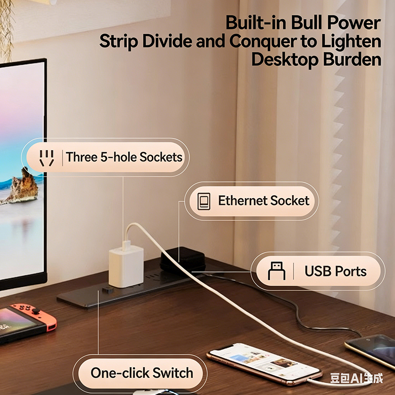 Meja Kerja Elektrik Modern Ber - Desk Setup In Office ulasan dan harga