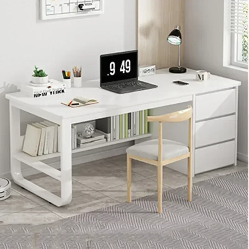 Meja Komputer Eropa dengan Kak - Desk Setup No Computer ulasan dan harga