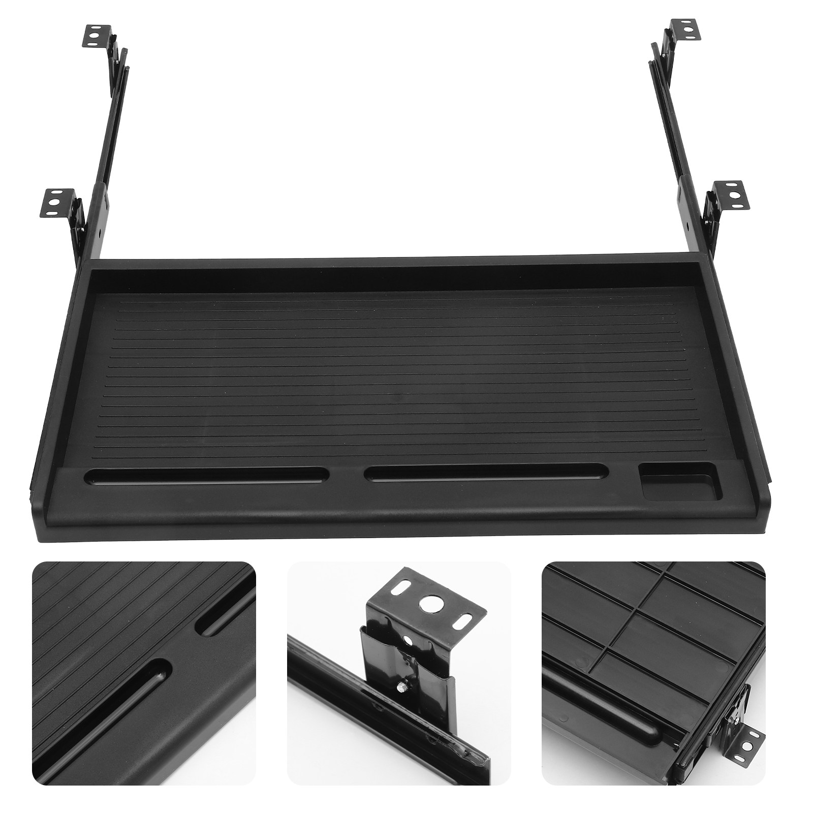 1Set Laci Keyboard Bawah Meja  - Desk Setup In Office ulasan dan harga