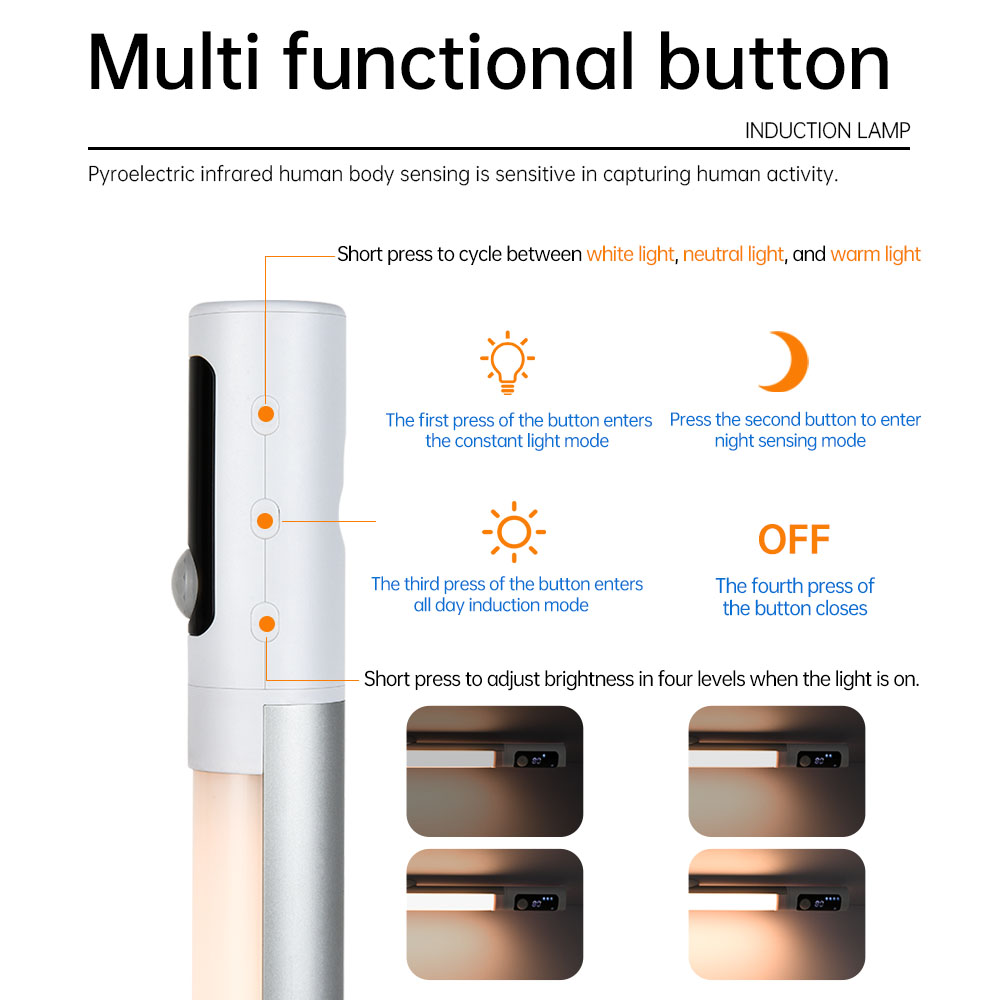 Lampu Sensor gerak lampu malam - Desk Setup Led Strip ulasan dan harga