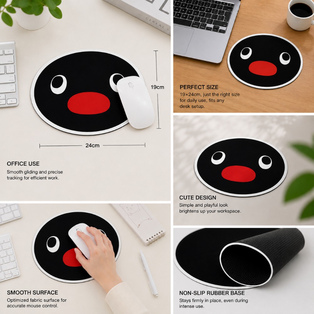 Alas Mouse Ekspresi Penguin Lu - Desk Setup Cute ulasan dan harga