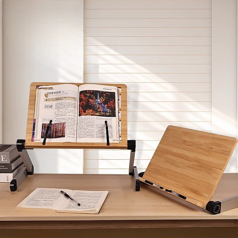 Meja Laptop Lipat dari Bambu,  - Desk Setup With Ipad ulasan dan harga