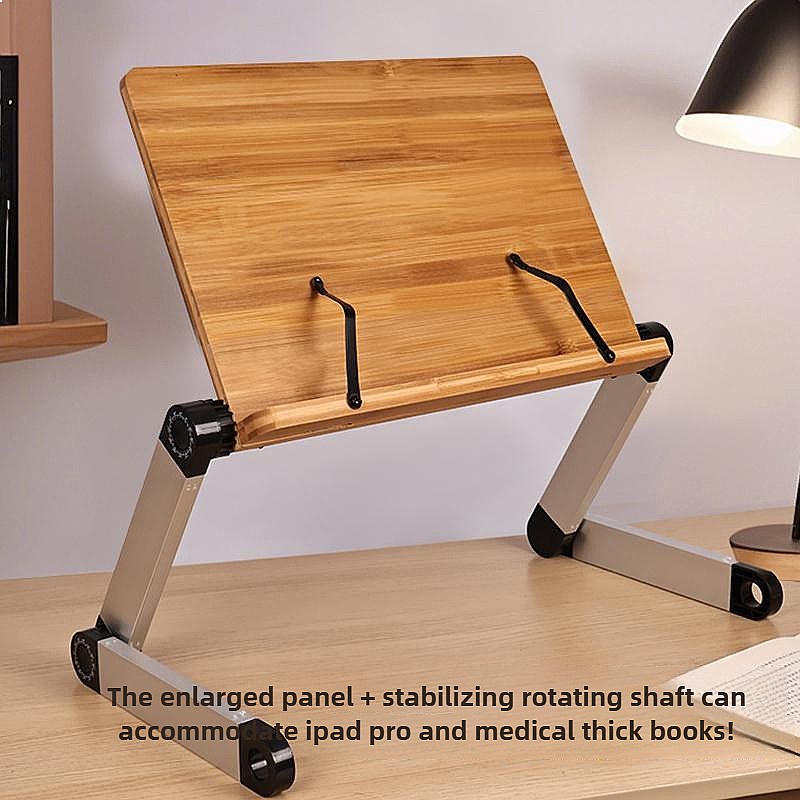 Meja Laptop Lipat dari Bambu,  - Desk Setup With Ipad ulasan dan harga