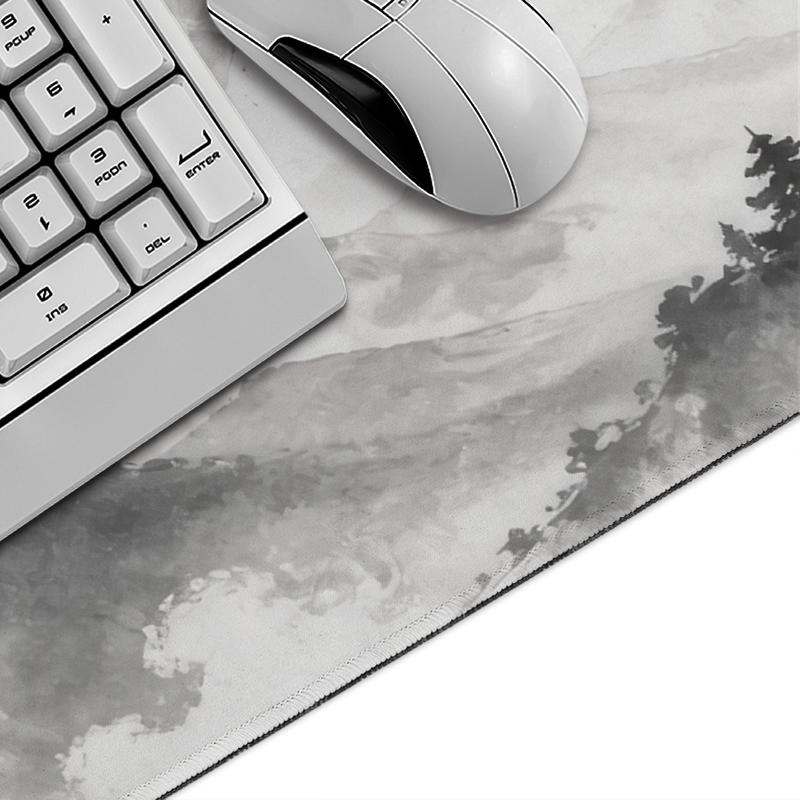 Alas Mouse Ink Mountain Red Su - Desk Setup Red ulasan dan harga