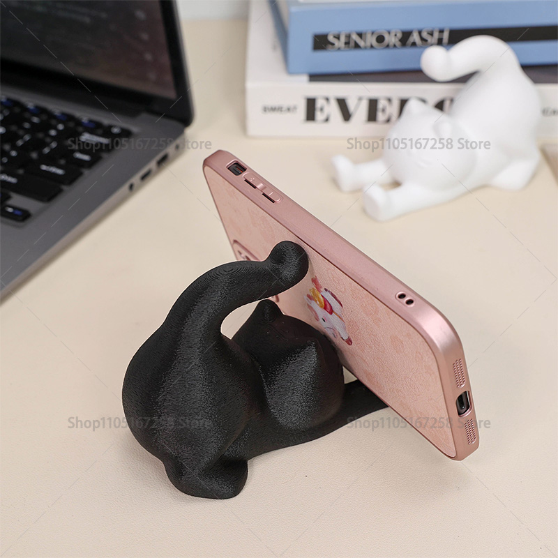 Tempat Ponsel Kucing Lucu Ceta - Desk Setup Cute ulasan dan harga