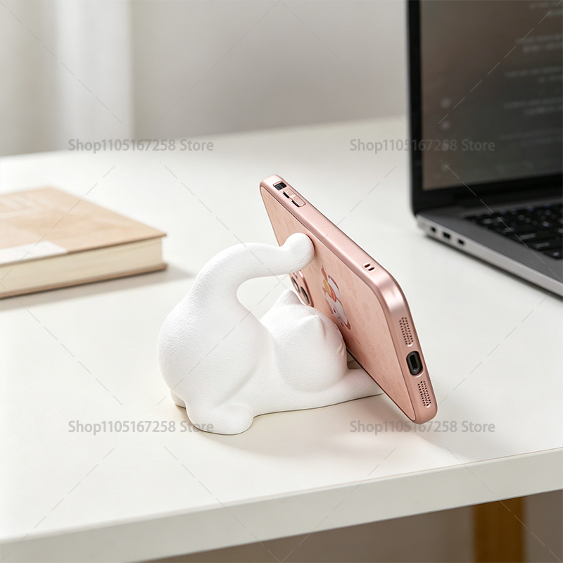 Tempat Ponsel Kucing Lucu Ceta - Desk Setup Cute ulasan dan harga