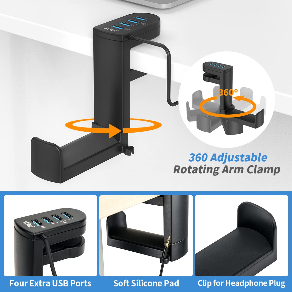 KWIFOTOS PC Gaming Headphone S - Desk Setup Gaming ulasan dan harga